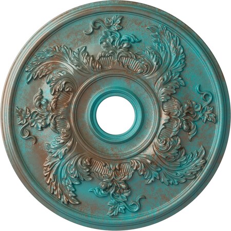 Acanthus Twist Ceiling Medallion (Fits Canopies Up To 8 3/8), 23 5/8OD X 4 5/8ID X 1 7/8P